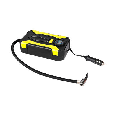 150psi Compresseur d'air de voiture Moniteur de pression des pneus avec 2 adaptateurs de buse et affichage LCD